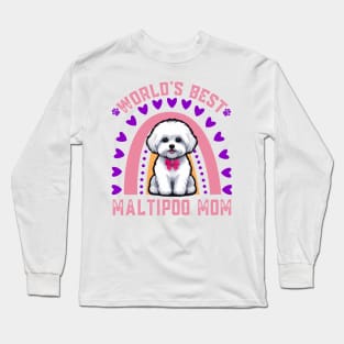 Maltipoo Mom - World's Best Maltipoo Mom Long Sleeve T-Shirt